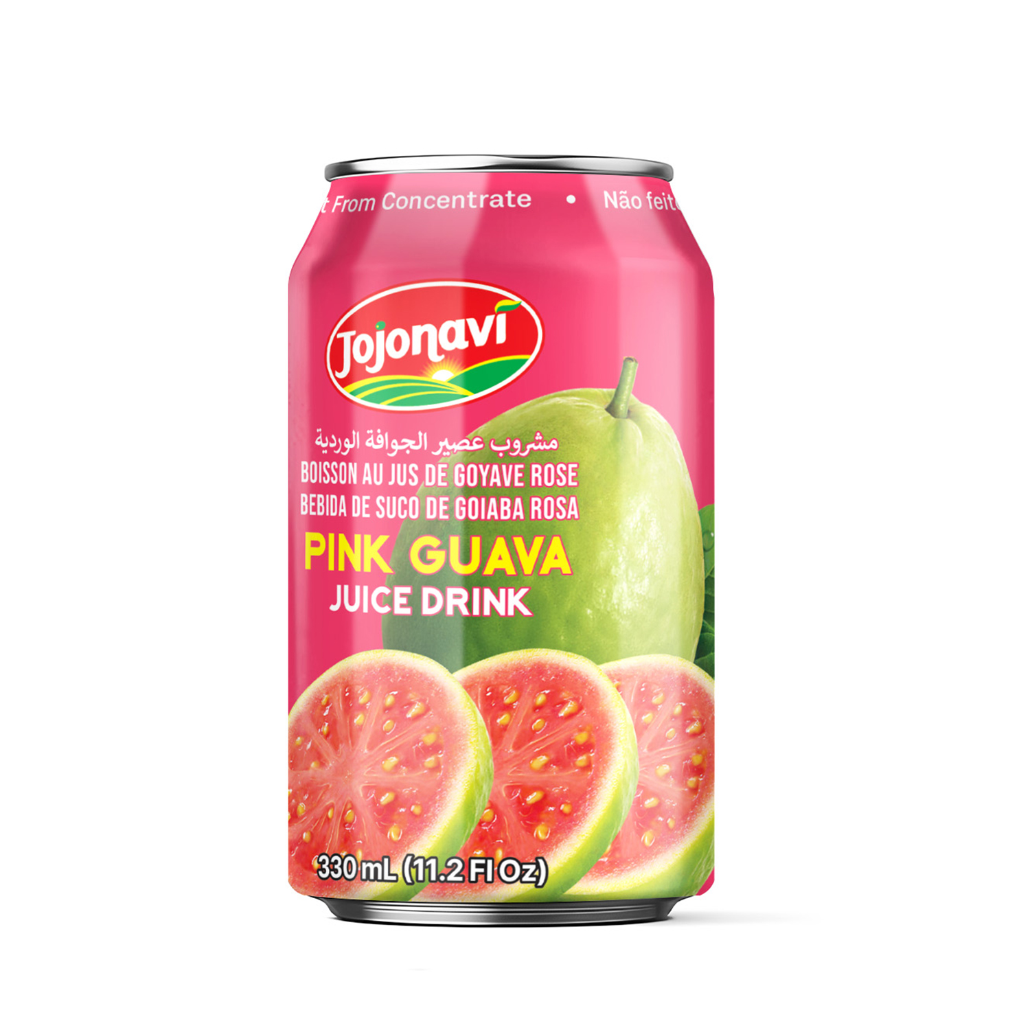 lon 1.4_JOJONAVI Pink Guava Juice Drink 330ml